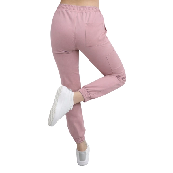 Joggery medyczne purdrowy róż casual premium roz. 3XL